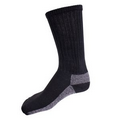 Black Merino Wool Chukka Boot Socks